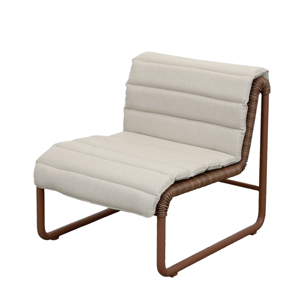 Al Dente loungestol Weave Desert red