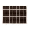 Vævet plaid i lammeuld Criss Dark Brown