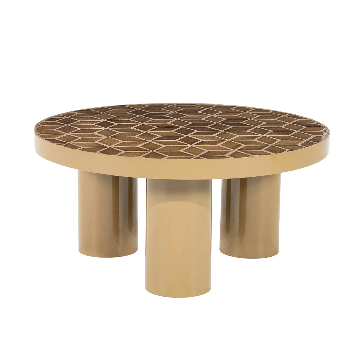 Sofabord Patterna med Bordplade af mosaik Brown