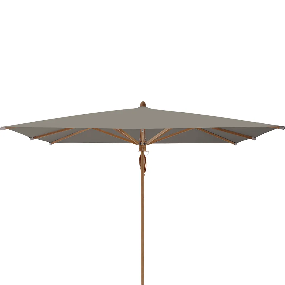 Glatz Teakwood parasoll 330×330 cm Kat.4 461 Taupe