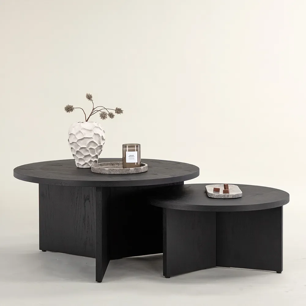 Saltö Sofabord Ø65 cm Sort