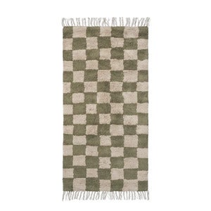 Vaskbar Tæppe Mara Elm Green