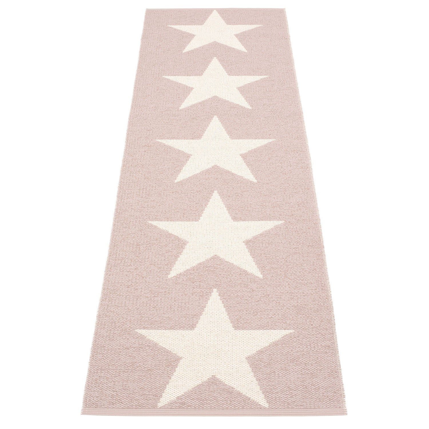 Pappelina, Viggo tæppe 70x250 cm one pale rose / vanilla
