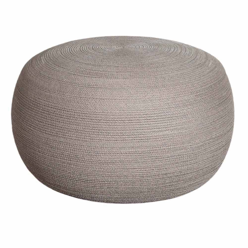 Circle skammel rund Taupe