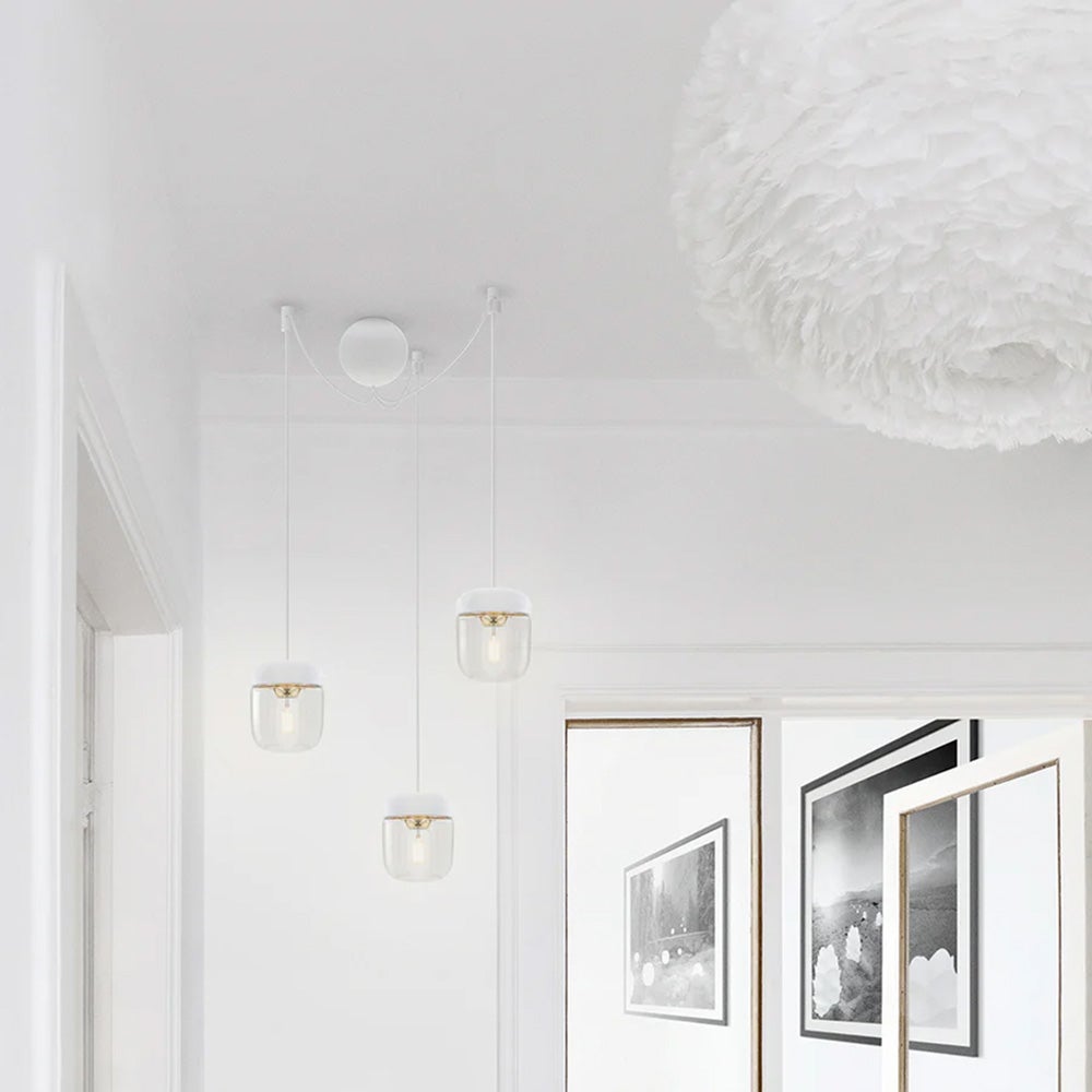 Cannonball Cluster Ø12 cm Ledningssæt Triple White