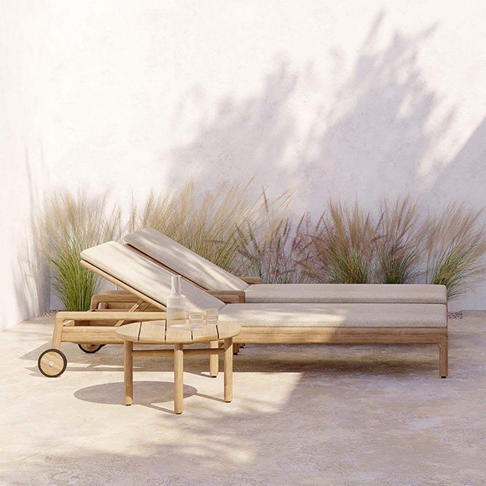 Quatro Sidebord Ø59 cm Teak