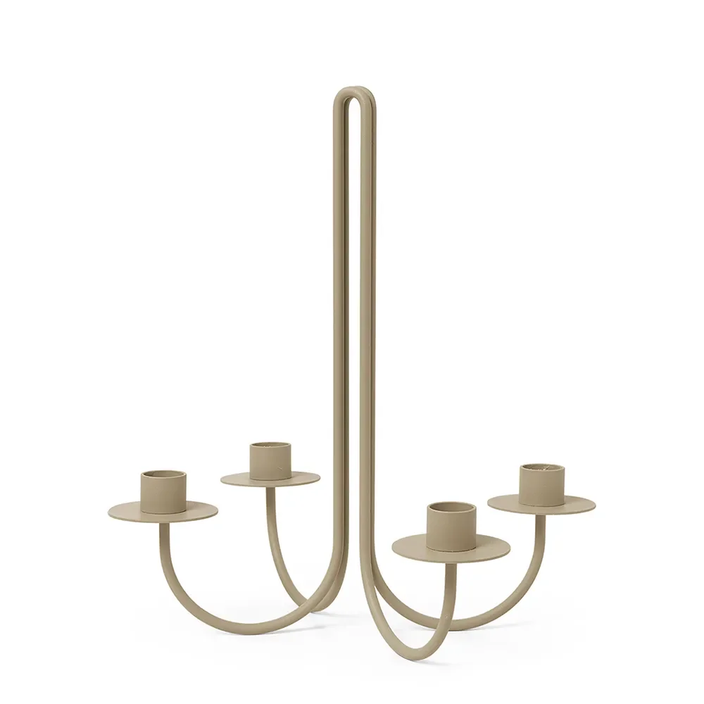 Sway Candelabra fra Ferm Living Cashmere - Jacobsen Plus