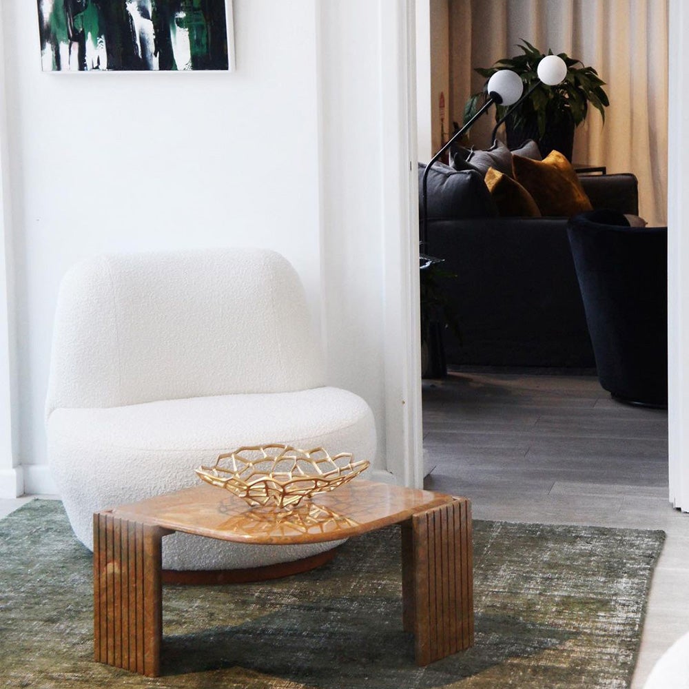 Bone Skål Stor Messing