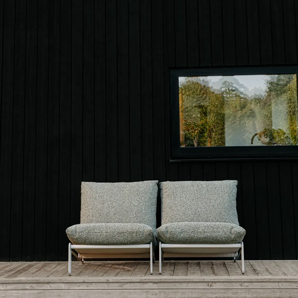 Blixt Lænestol Light Grey/Teddy Verde