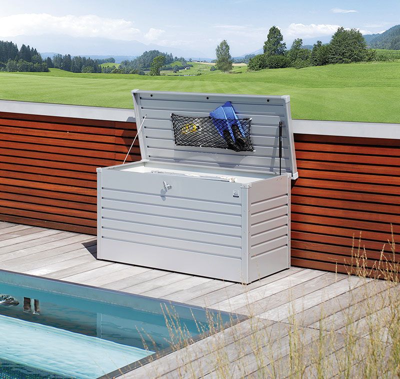 LeisureTime Box 130 metallic quartz grey Biohort 