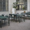 Linear Steel Spisebord 220x90 cm Grey 