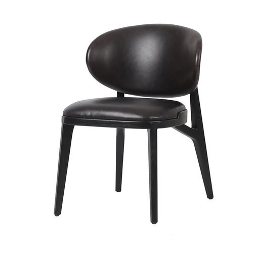 PRESCOTT spisestuestol sort læder