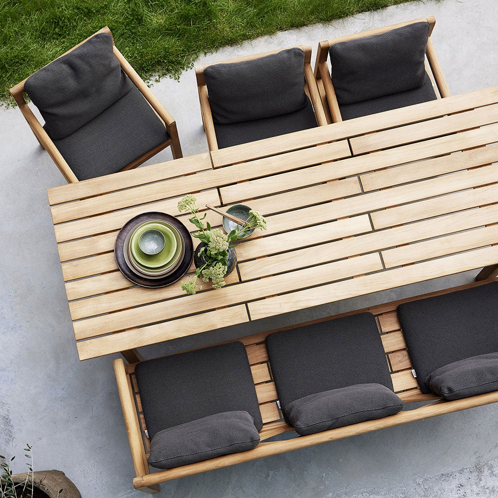 Grace spisebord 90x240 cm teak