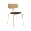 Curious Spisestol Eg/Messing Mocca