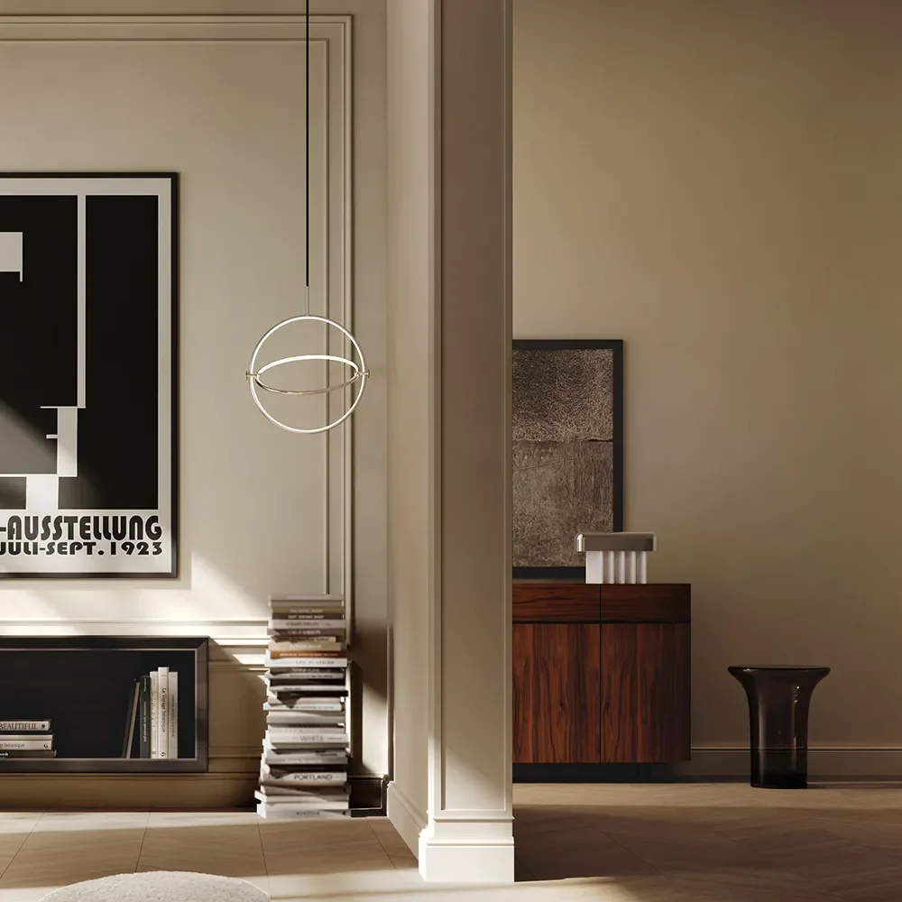 Trumpet sofabord højt - Røget skov