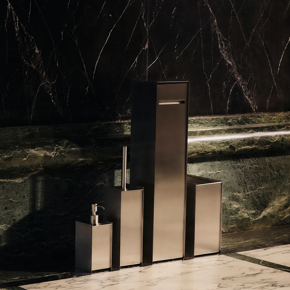 Skraldespand i rustfrit stål Sama