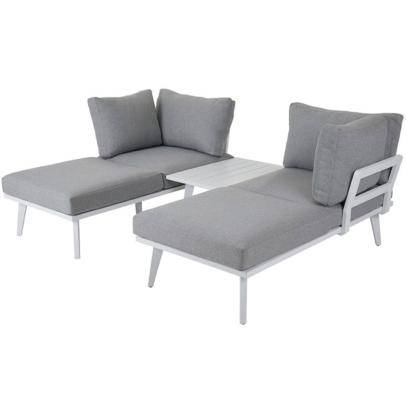 Villac daybed hvid/grå 