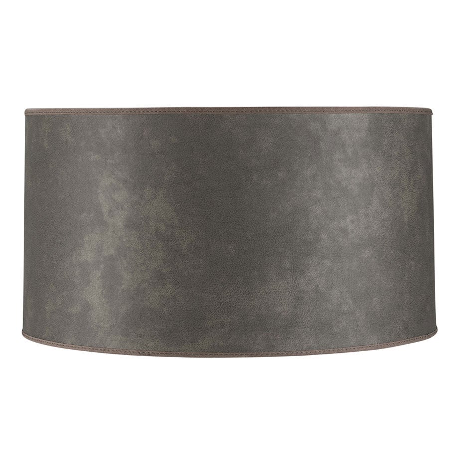 Artwood, Lampeskærm Cylinder Large Leather Grey Artwood