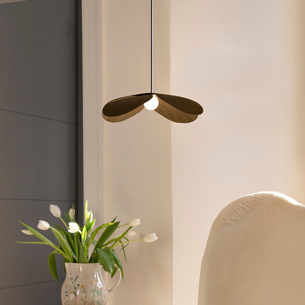 Forget Me Not lampeskærm Ø28 cm mørk eg