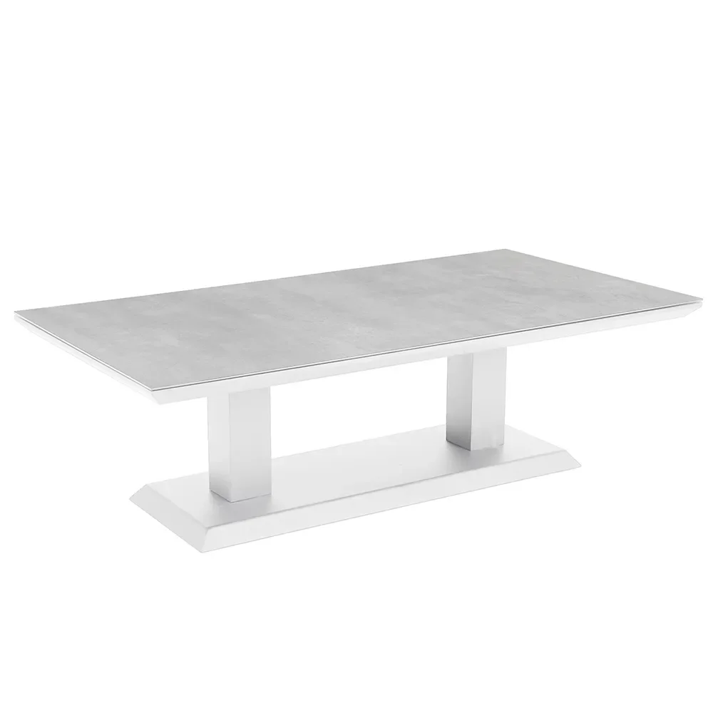 Heis Sofabord højdejusterbart 79x150 cm hvid