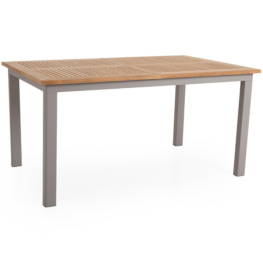 Lyon Spisebord 92x152-210 cm Khaki/Teak Brafab