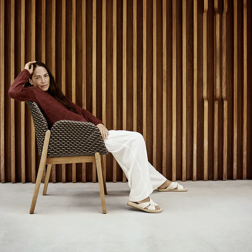 CALADIO lænestol DF3 teak 0205 salak 0240