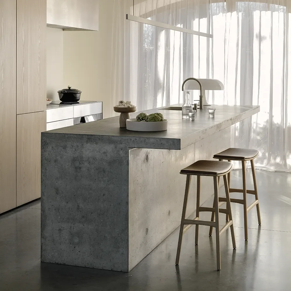 Osso Barstol Lav Eg/Cognac leather