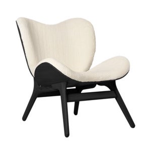 A Conversation Piece Hvilestol Black Oak/Teddy White