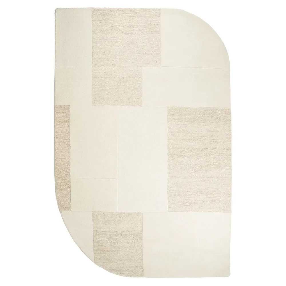 By-Boo, Uldtæppe Contour Off-White 290x190 cm