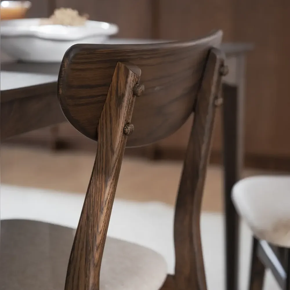 Rodham stol brun eg/beige