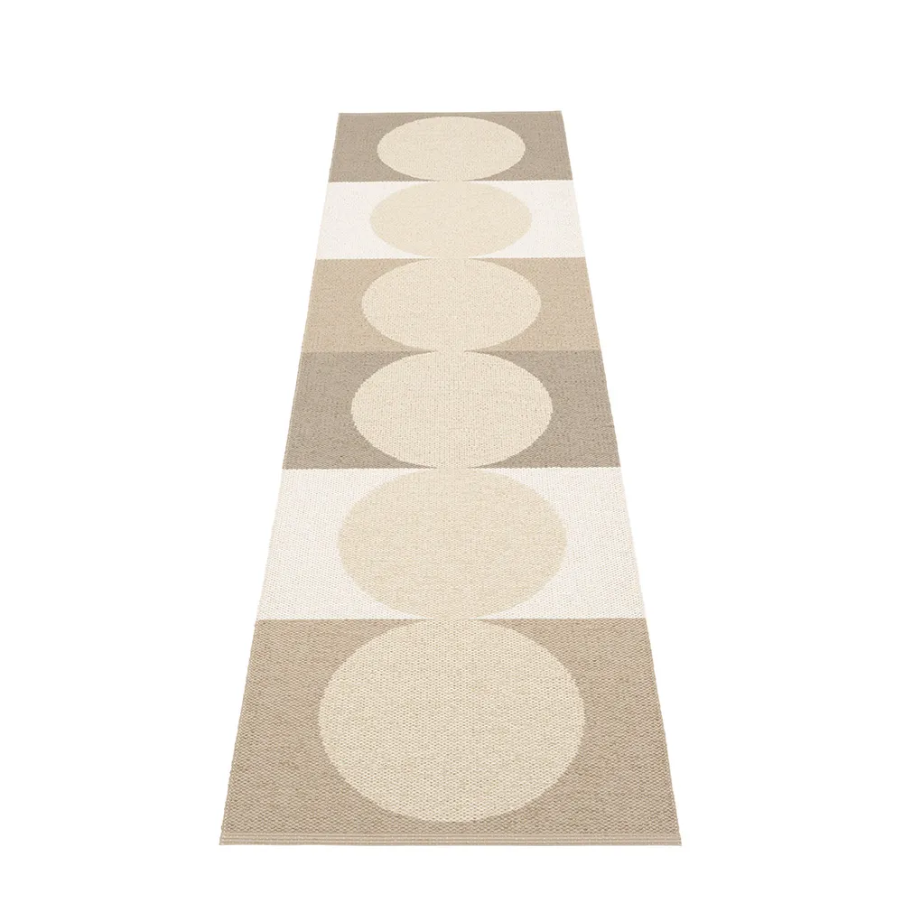 Pappelina, Otto Grain / Background Cream tæppe 70 x 280 cm