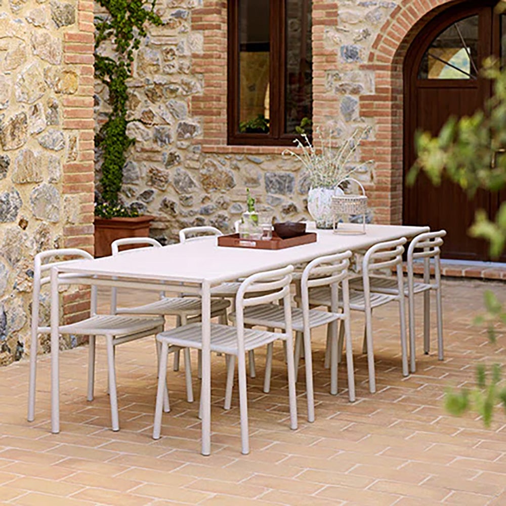  Bliss spisebordsforlængerplade inkl. ben Ørkenrød aluminium