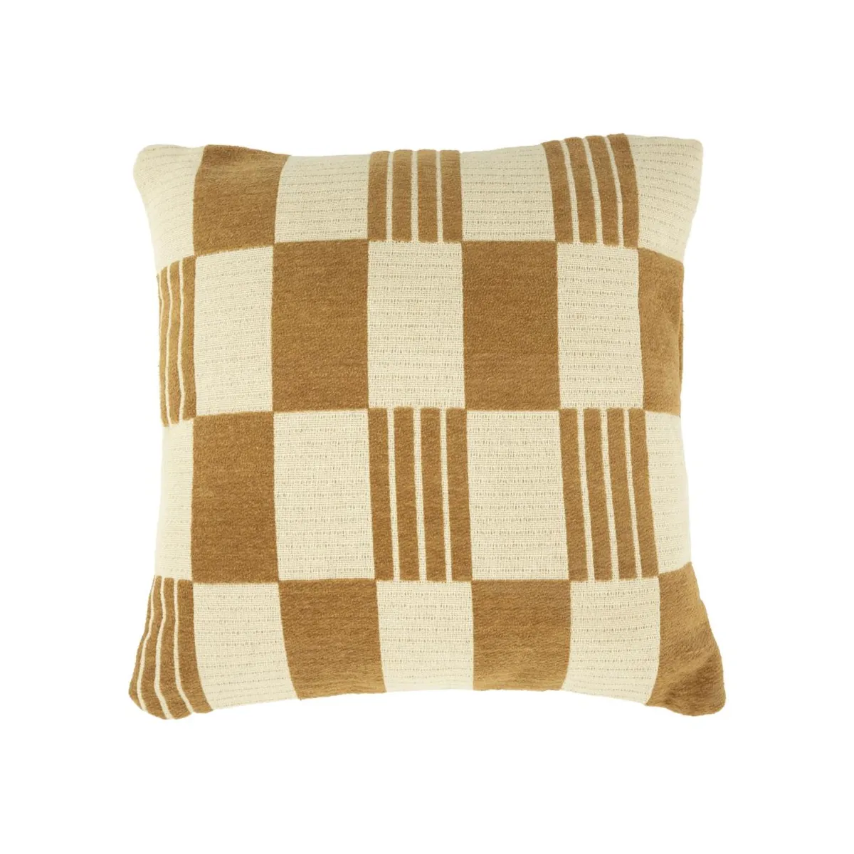 By-Boo, Pillow Twist 45x45 cm - mustard 45x45 cm