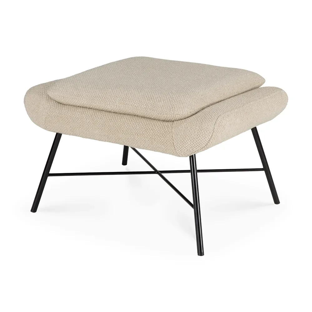 Ethnicraft, Barrow Fodskammel off white