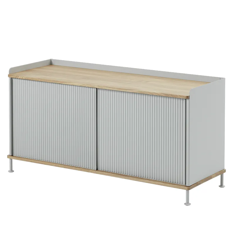 Muuto, Enfold skænk 124 x 45 cm - oiled oak Grey