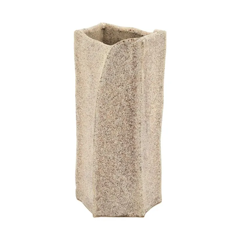 Kai medium 13,5x12x27 cm Stentøj Brun
