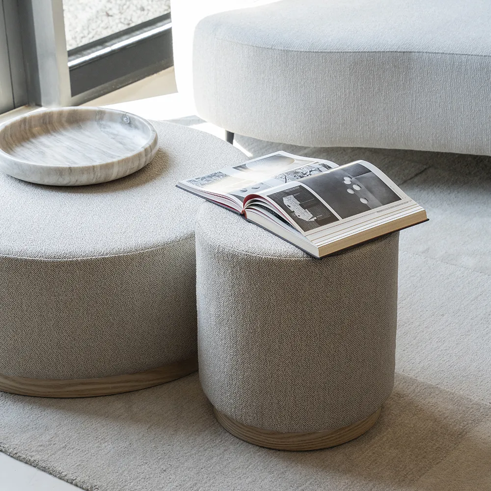 Puf Avah Small Taupe