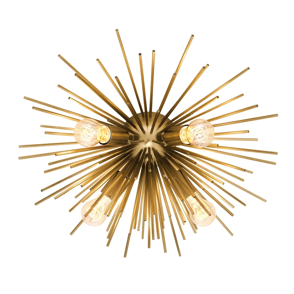 Ceiling Lamp Boivin matte brass finish