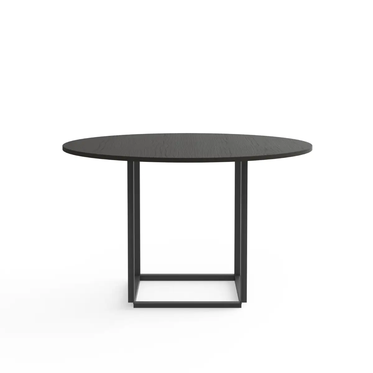 Florence Bordplade Ø120cm Sortbejdset Ask