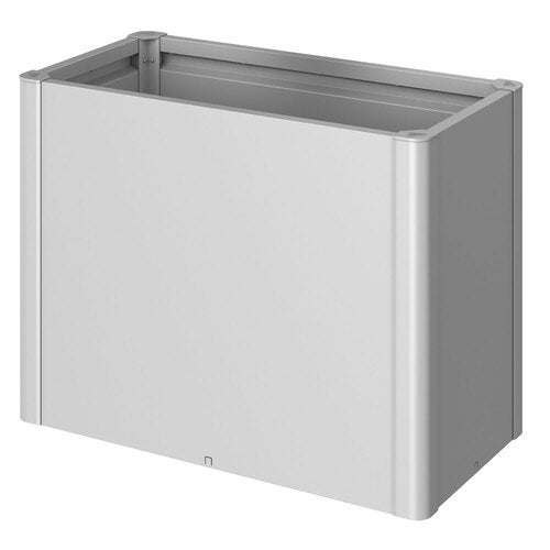 Belvedere plantebed maxi størrelse 100 metallisk sølv