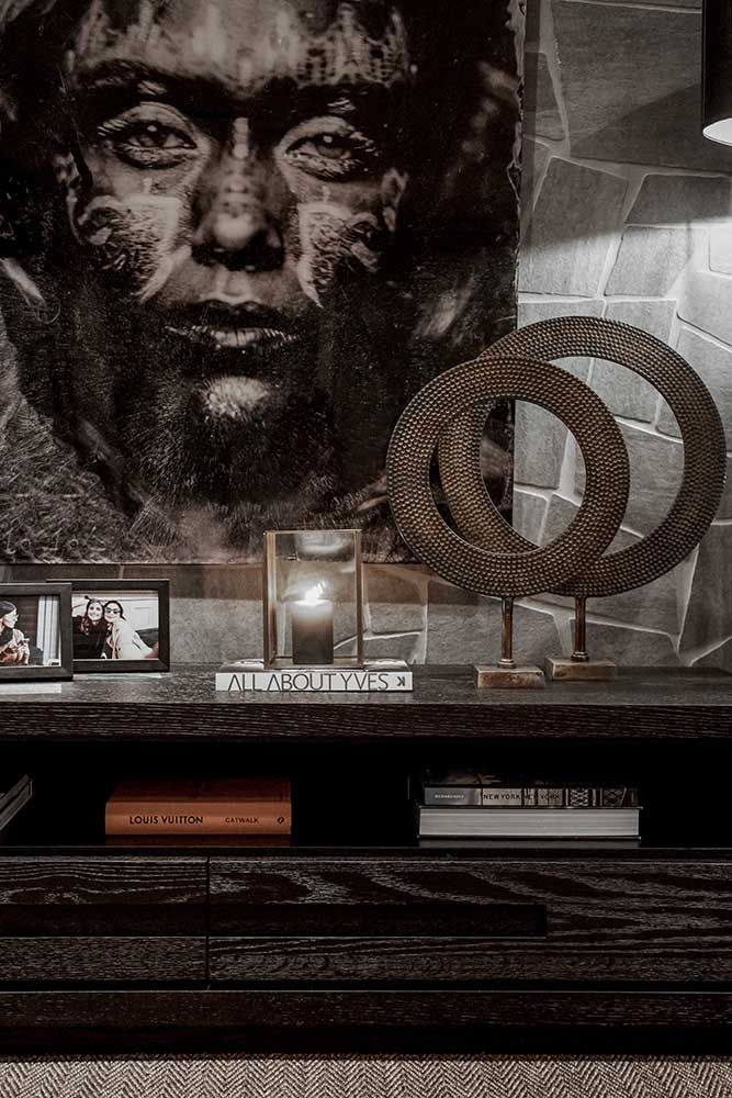 Anello Dekoration S Sort Artwood