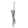 Spaghetti solstol hvid aluminium 