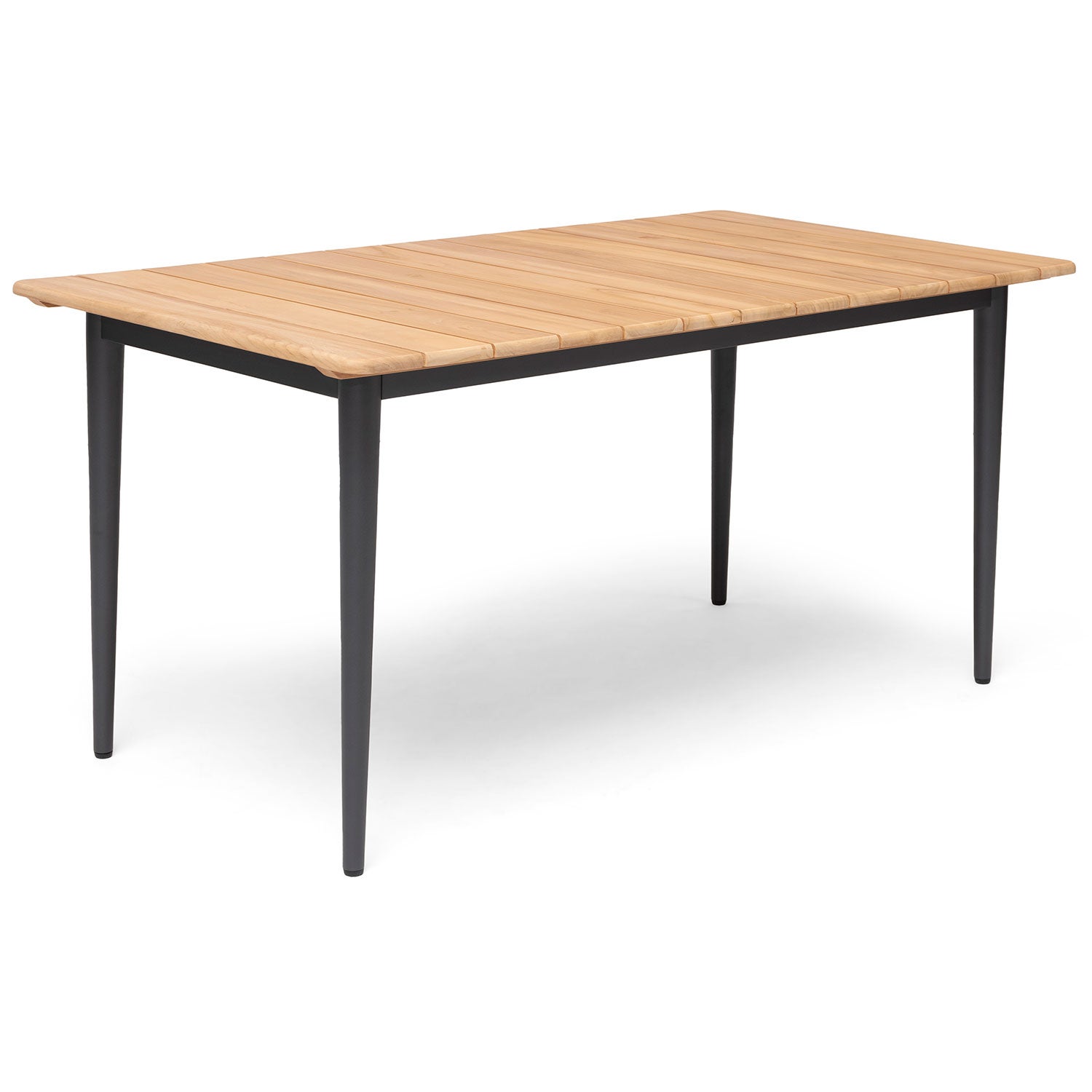 Lerdala spisebord 90x160 cm brun aluminium 