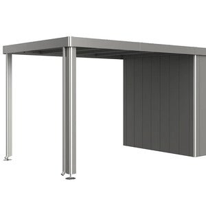 Sidetak til haveskur Neo 4A/4B/4C/4D metallic grå