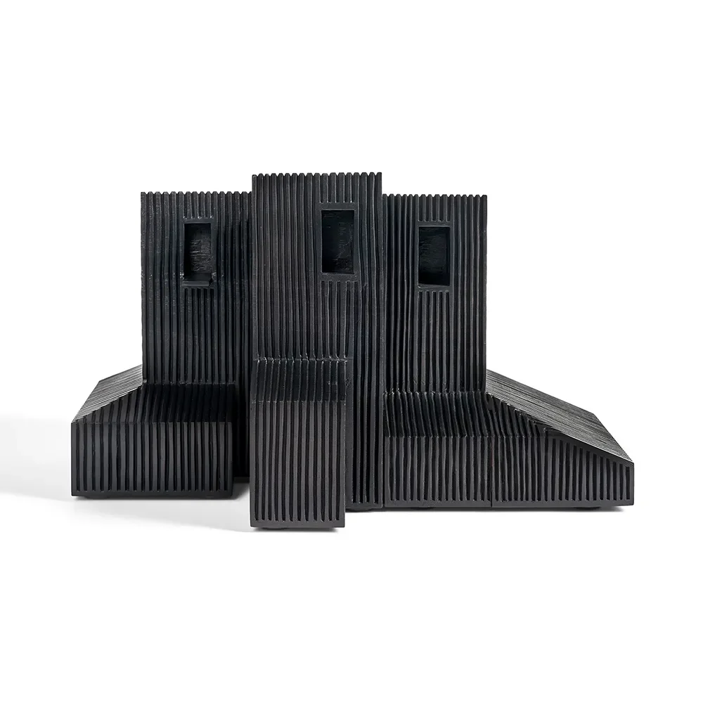 Modern Farmhouse dekoration sort lakeret mahogni