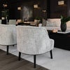 Fairfax stoflænestol Hailey shell