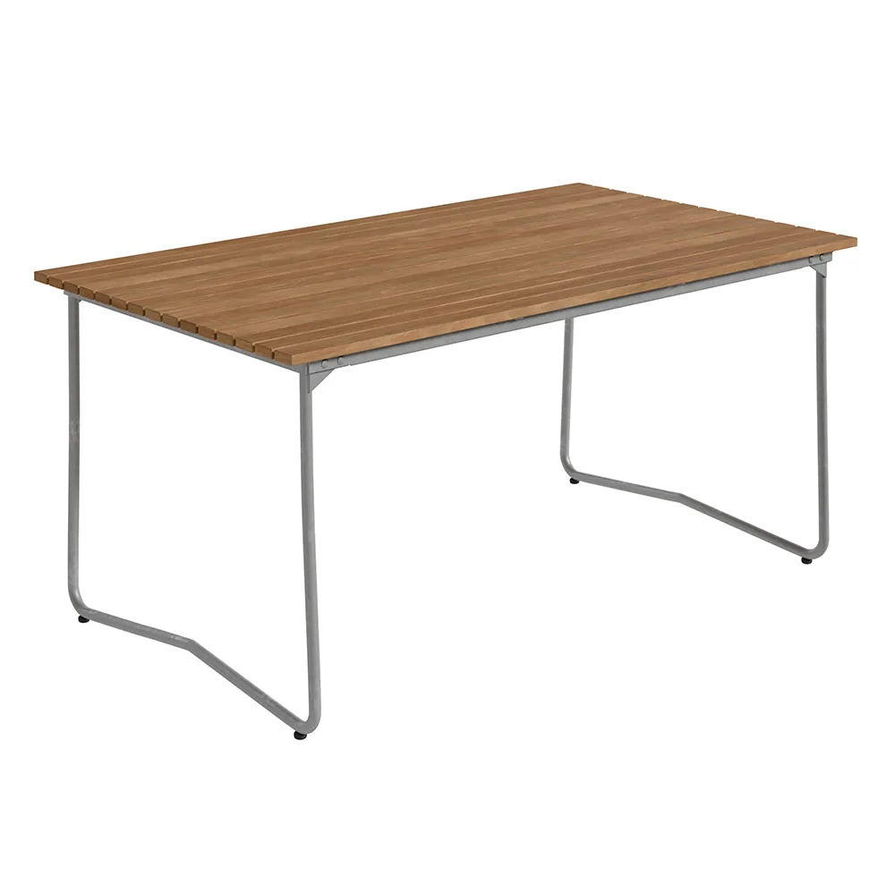 Bovik bord 150 teak / galvaniseret