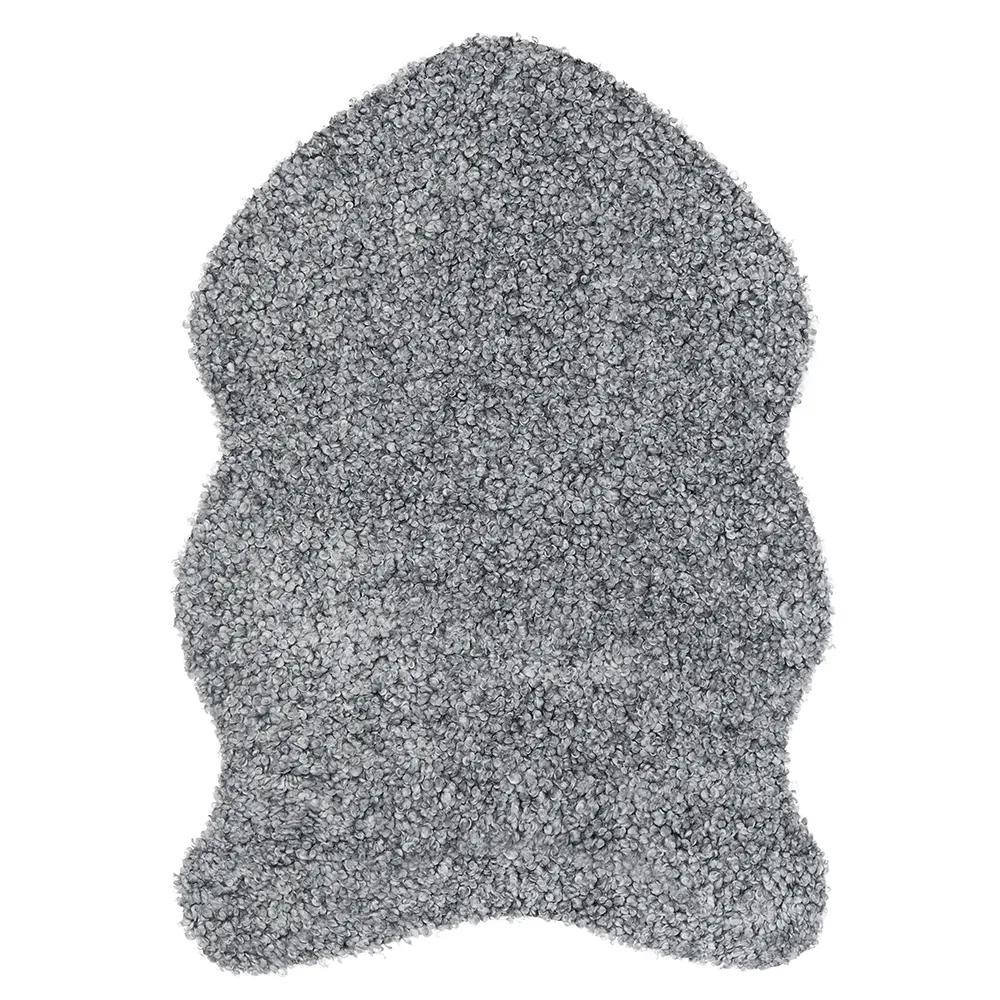 Skinnwille Lumme tæppe 60×90 cm Stone
