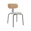 Curious Spisestol Eg/Sort Metal Steel Sterling