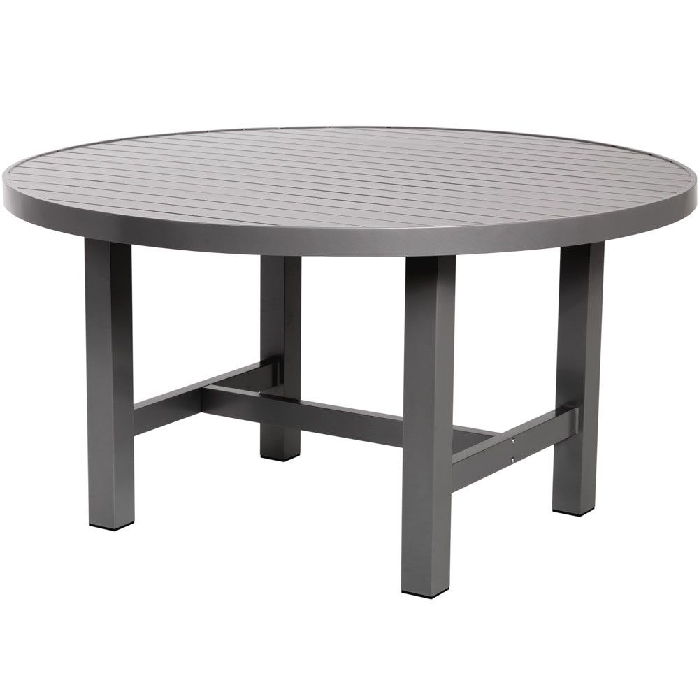 Fri Form 120cm spisebord aluminium grå